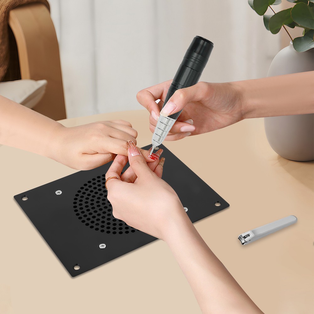 6W Black Wired High-Efficiency Nail Dust Collector  