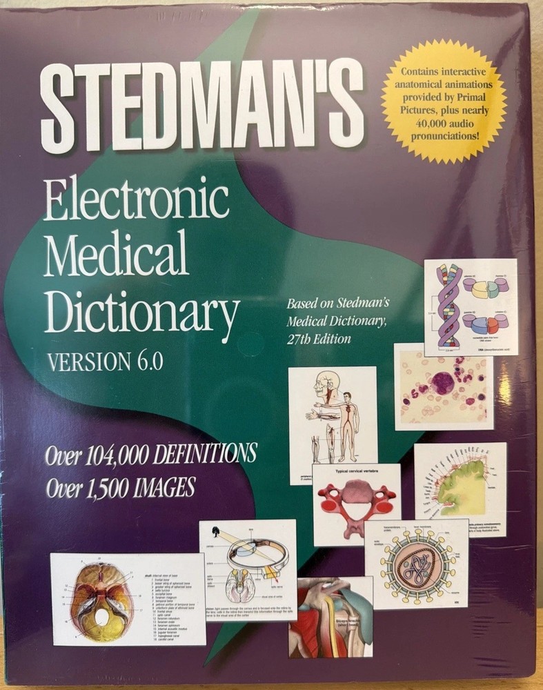 STEDMAN'S Electronic Medical Dictionary Version 6 Mac and Windows Compatible