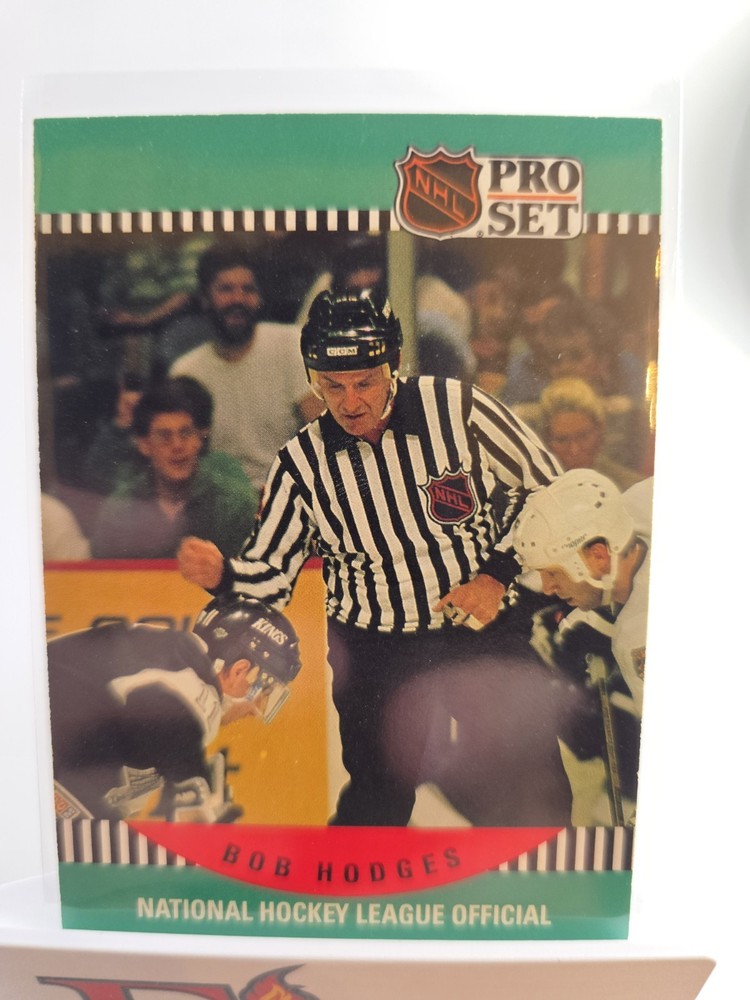 1990-91 Pro Set - Bob Hodges #689 Nhl Official