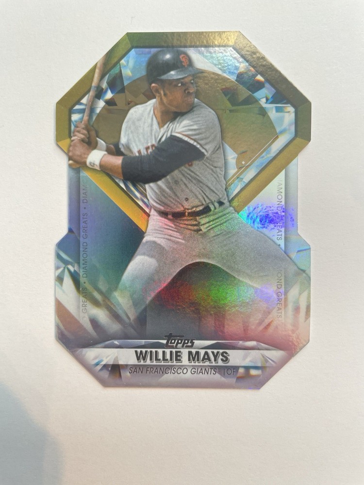 2022 Topps Update Willie Mays #DGDC-25 Diamond Greats Die Cuts Giants