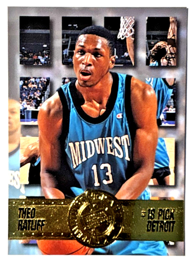 1995 Press Pass - Theo Ratliff #16 (RC)