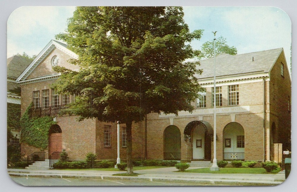National Baseball Hall of Fame Museum Cooperstown NY 1961 Chrome Postcard
