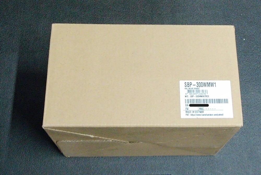 Hanwha SBP-300PM1 Pole Mount Base for XNV-6120R, Ivory