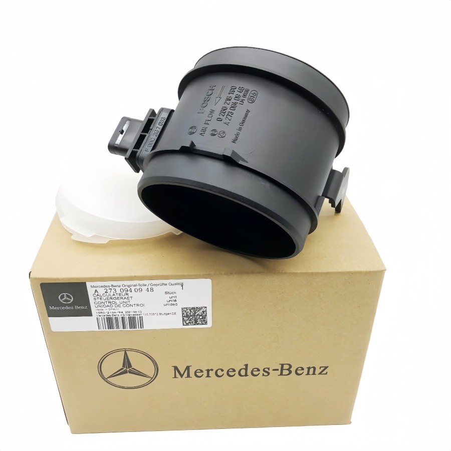NEW MAF Mass Air Flow Sensor For 05-12 Mercedes-Benz 2730940948 0280218190 Black