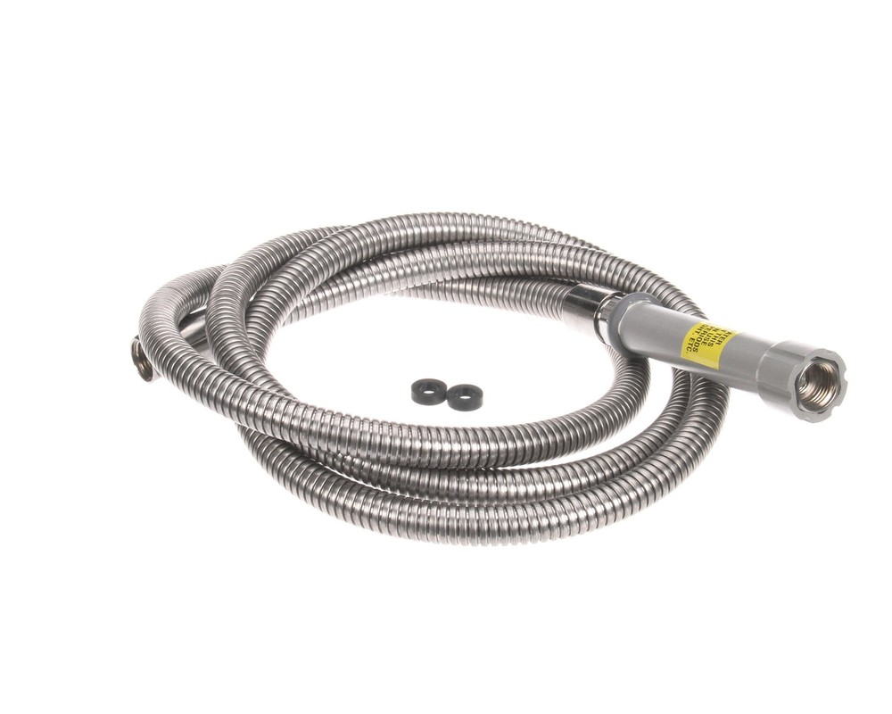 T&S Brass Hose, 96 Flexible Stainless Steel (Gray Handle) B-0096-H - Genuine OEM