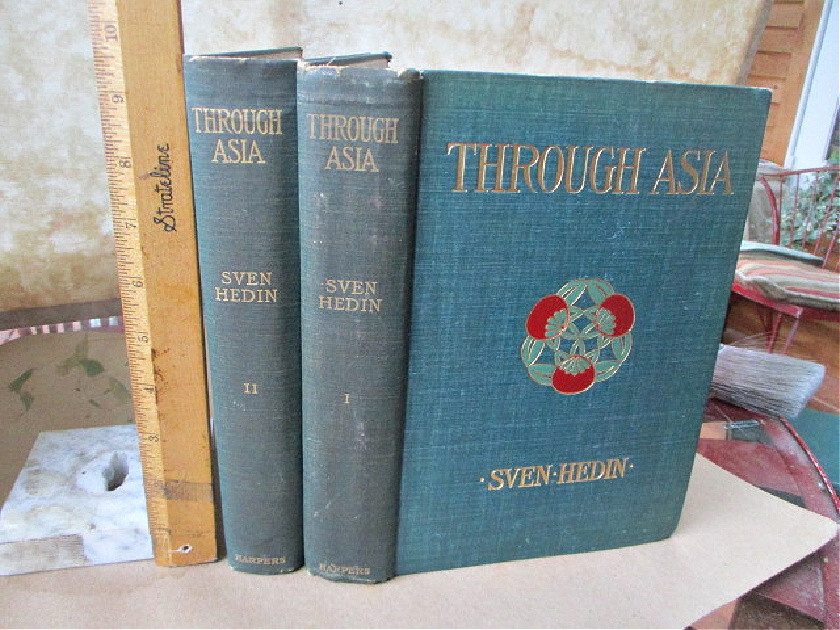 2 Vols. THROUGH ASIA, 1899, Sven HEDIN, Illustrated, MAPS