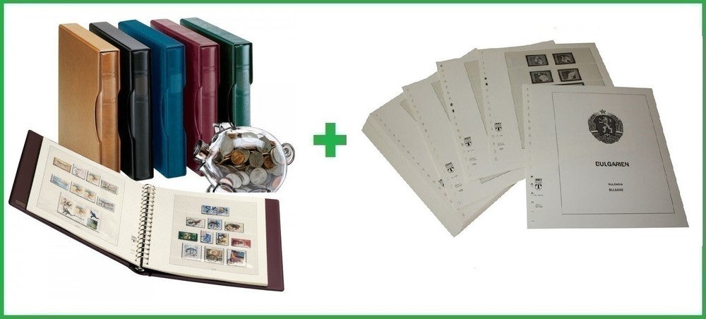 Lindner 136-84-1124V Stamp Album Bulgaria T136-84 1984 - 1986