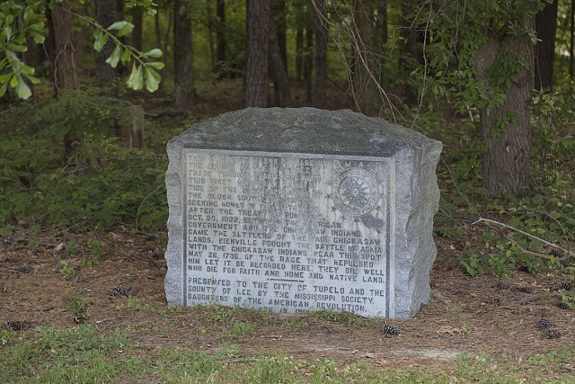 Tupelo Mississippi Natchez Trace Parkway Marker 1914 Battle of Hain? 1910s