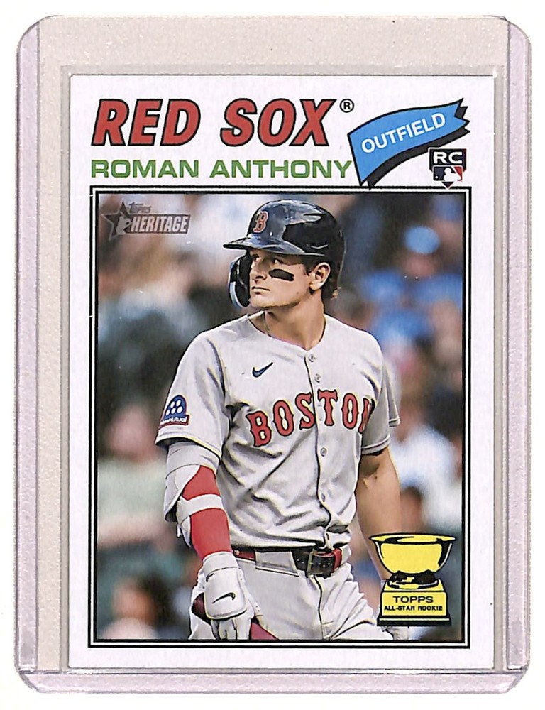 2026 Topps Heritage Roman Anthony RC Boston Red Sox #86