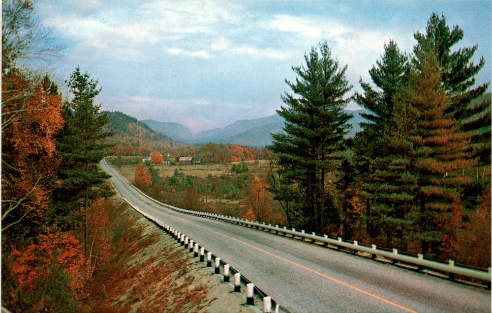 Mountains, Asheville, North Carolina Postcard