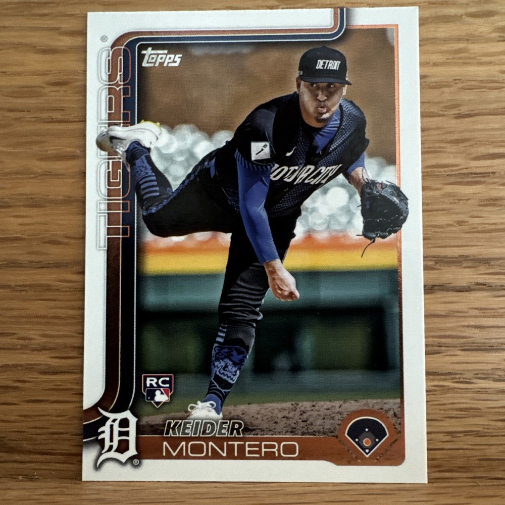 2025 Topps Series 2 #665 Keider Montero Detroit Tigers RC Rookie