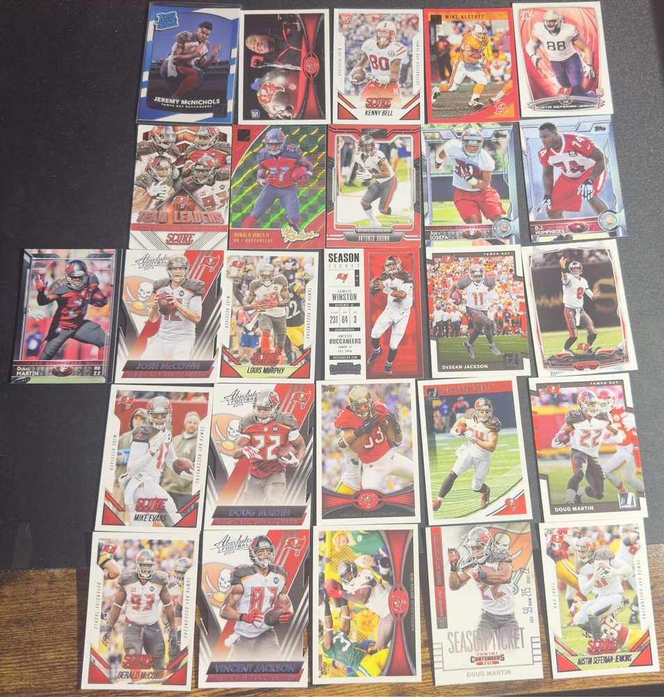 Tampa Bay Buccaneers Lot - Random Year RCs, Inserts, Base - YOU PICK (Read Desc)