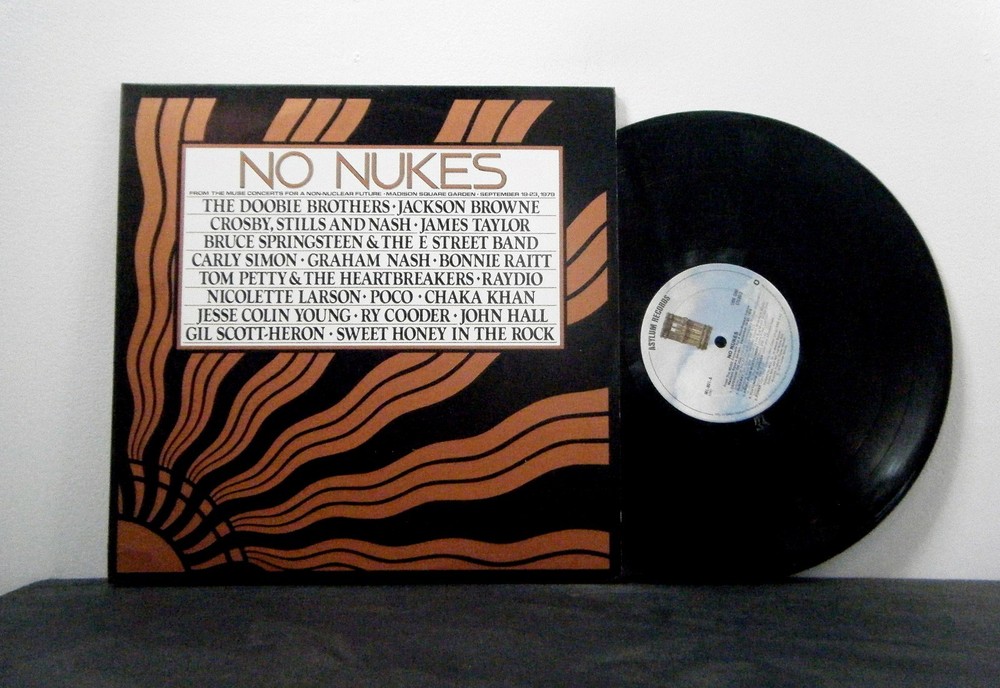 NO NUKES Triple LP Set Various Artists Concerts Madison Square Garden 1978 vinyl
