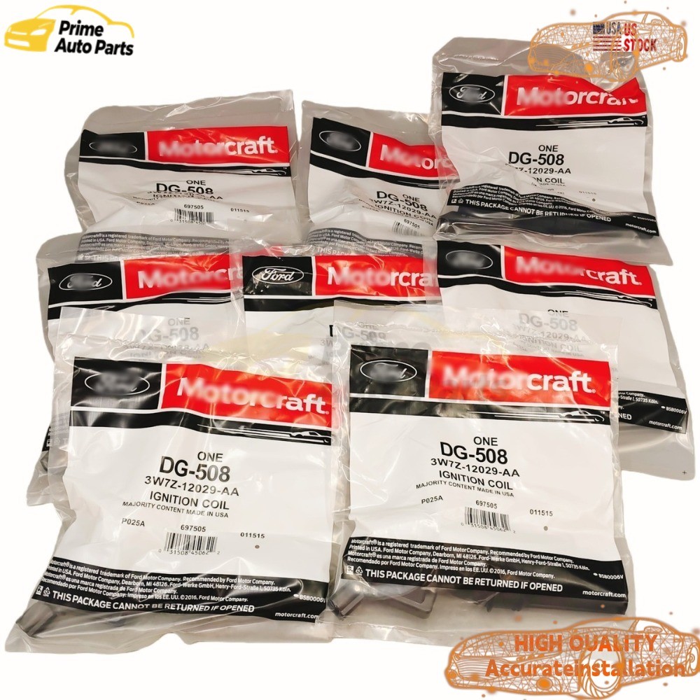 OEM 8PCS Ignition Coils Motorcraft DG508 For Ford F150 4.6L 5.4L 6.8L 3W7Z12029A