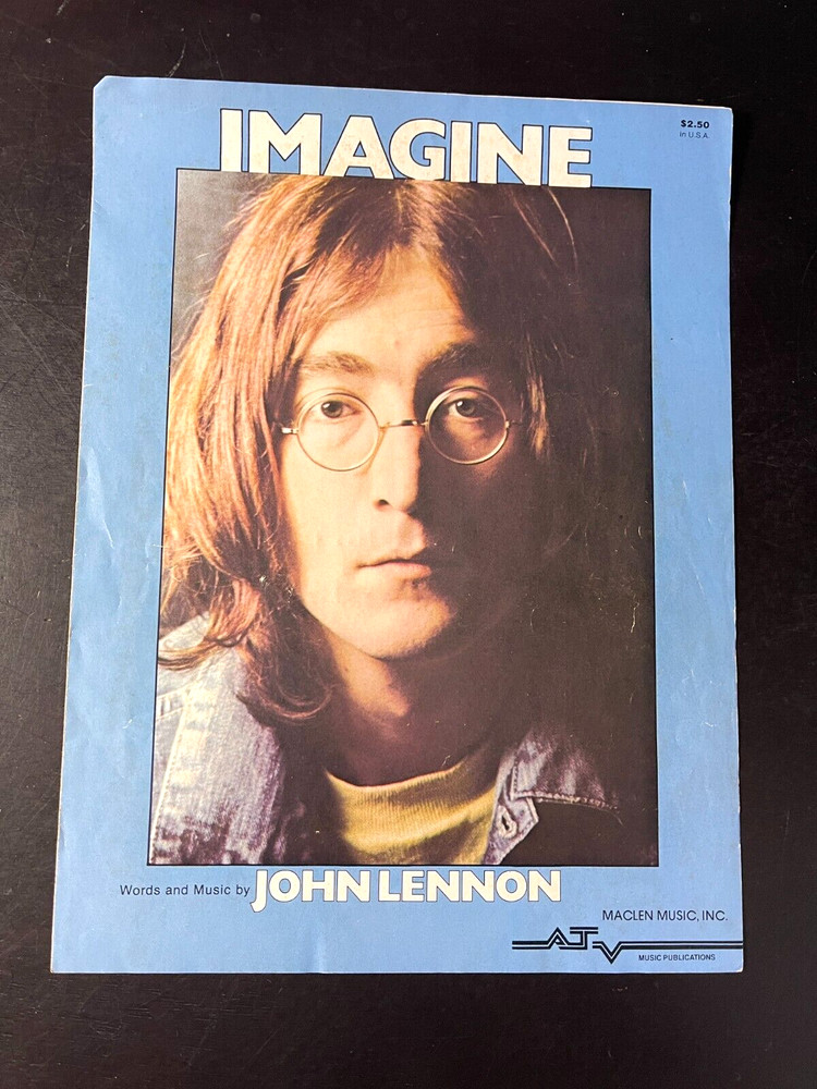 CLEAN John Lennon IMAGINE Sheet Music Maclen Music 1971--3800