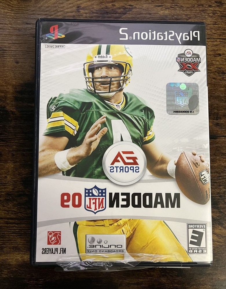 PlayStation 2 Madden NFL 09 complete CIB  PS2  football  Brett Favre