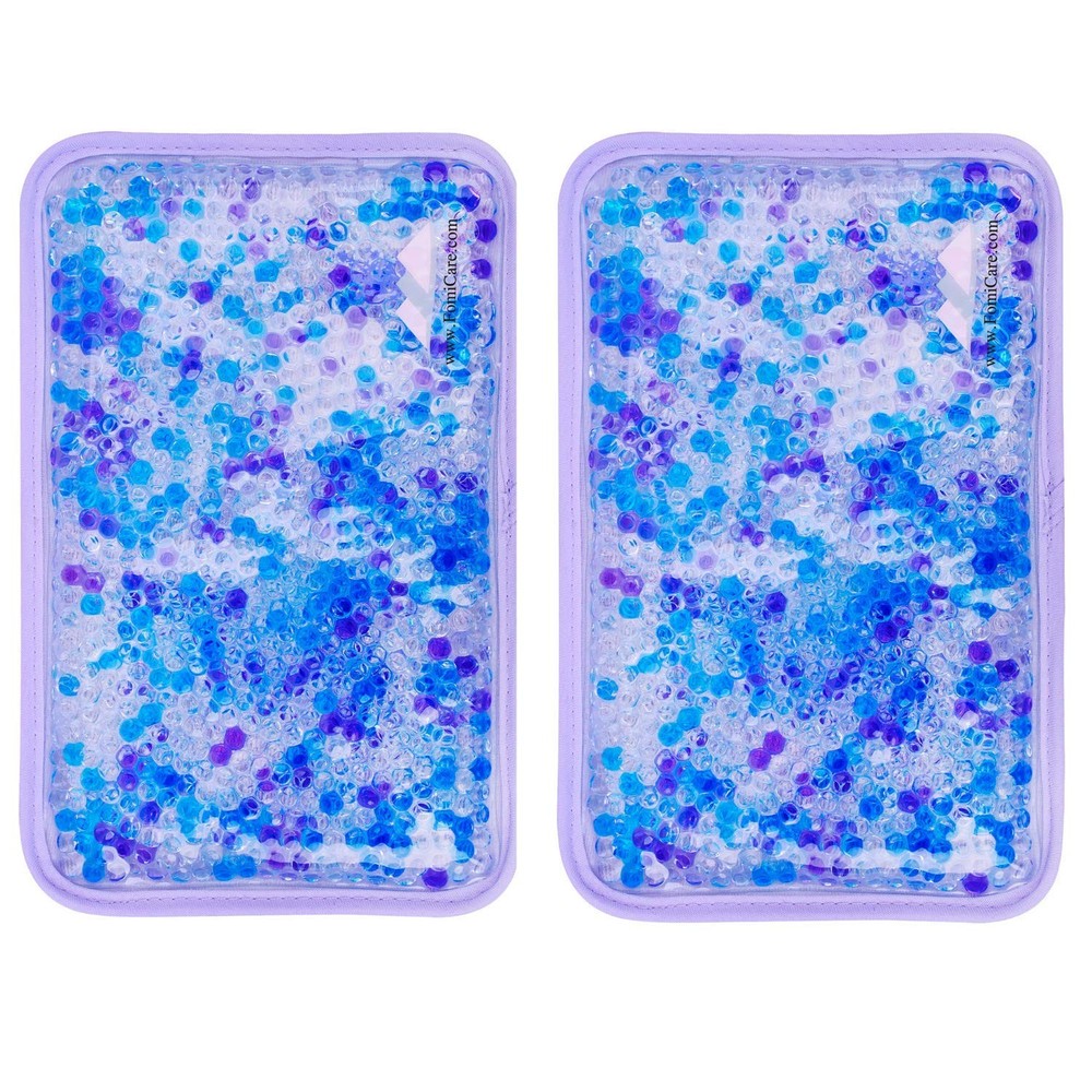 Hot & Cold Lavender Gel Bead Ice Pack 2-Pack by Care – Reusable Therapy