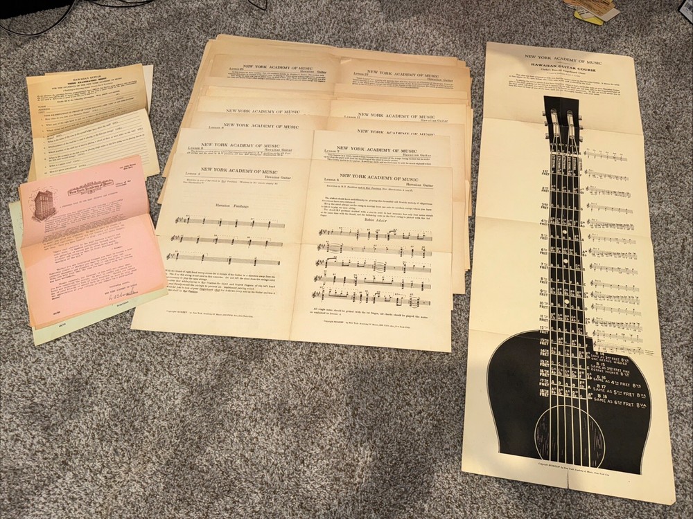 Home Study Course for the Hawaiian Steel Guitar - New York Academy Of Music-image