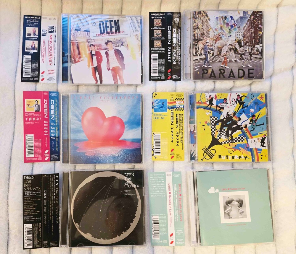 [LOT OF 6] DEEN (ディーン) Japanese Pop J-Pop City Pop CDs