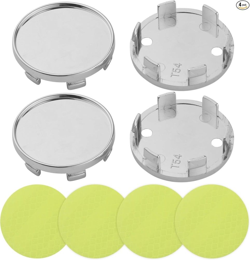 2 Inch Wheel Center Cap 4 Pack of 54mm Car Wheel Center Hub Covers Snap-in Plast