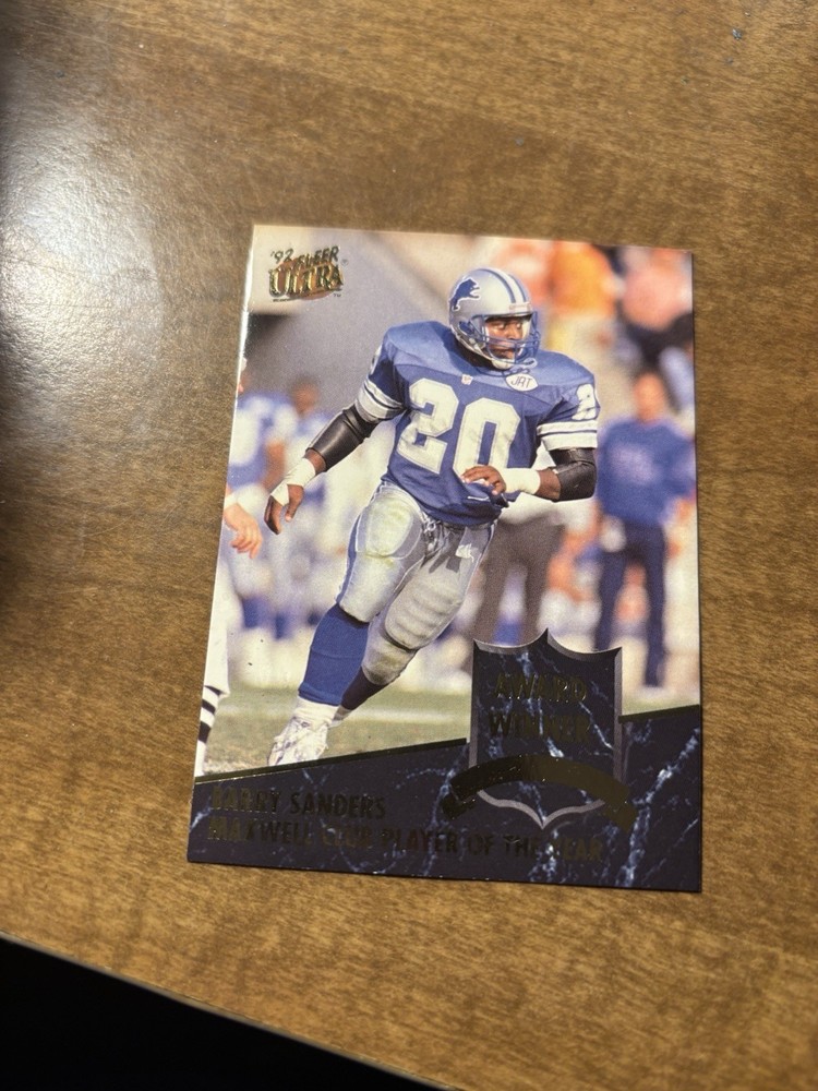 1992 Fleer Ultra - Award Winner Barry Sanders #8