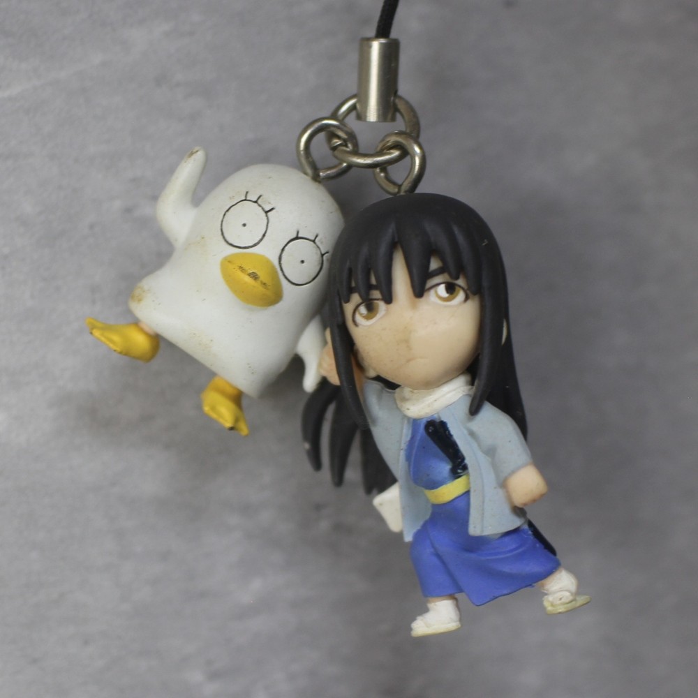 Gintama Kotaro Katsura and Elizabeth figure strap
