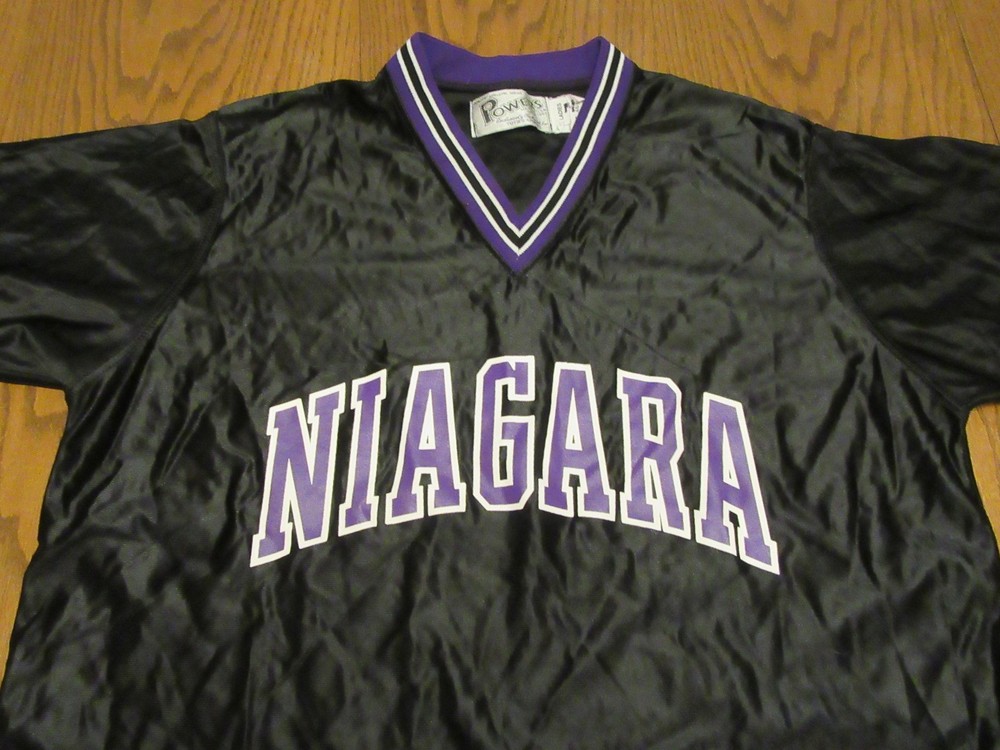 NIAGARA UNIVERSITY PURPLE EAGLES VINTAGE 1970s JERSEY-WOMEN 46 BASKETBALL SOCCER