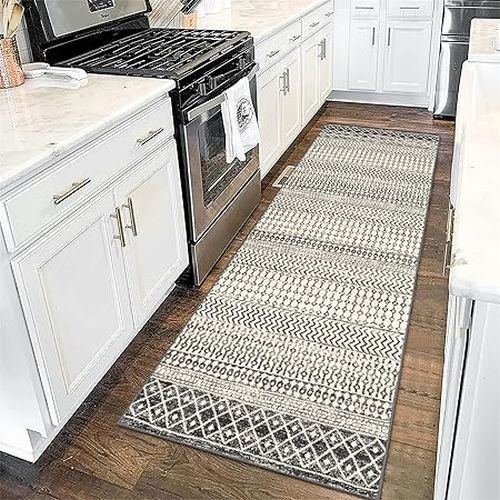 Moroccan Washable Runner Rug 2x6 Ultra Soft Non Slip for Hallway