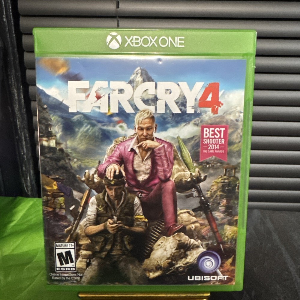 Xbox One - Far Cry 4 Best Shooter 2014 Cover Microsoft Xbox One W/ Case