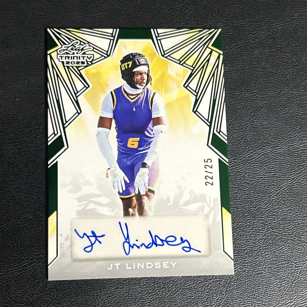 2025 Leaf Trinity JT Lindsey Green Auto /25 Ole Miss