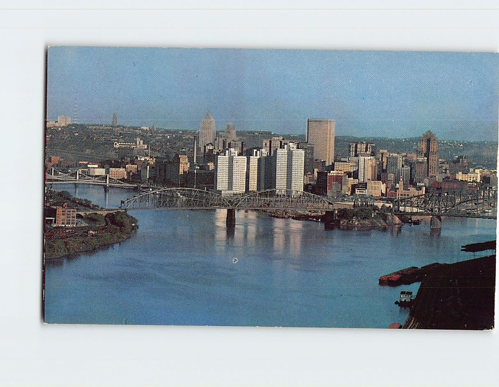 Postcard Golden Triangle New Gateway Center Pittsburgh Pennsylvania USA