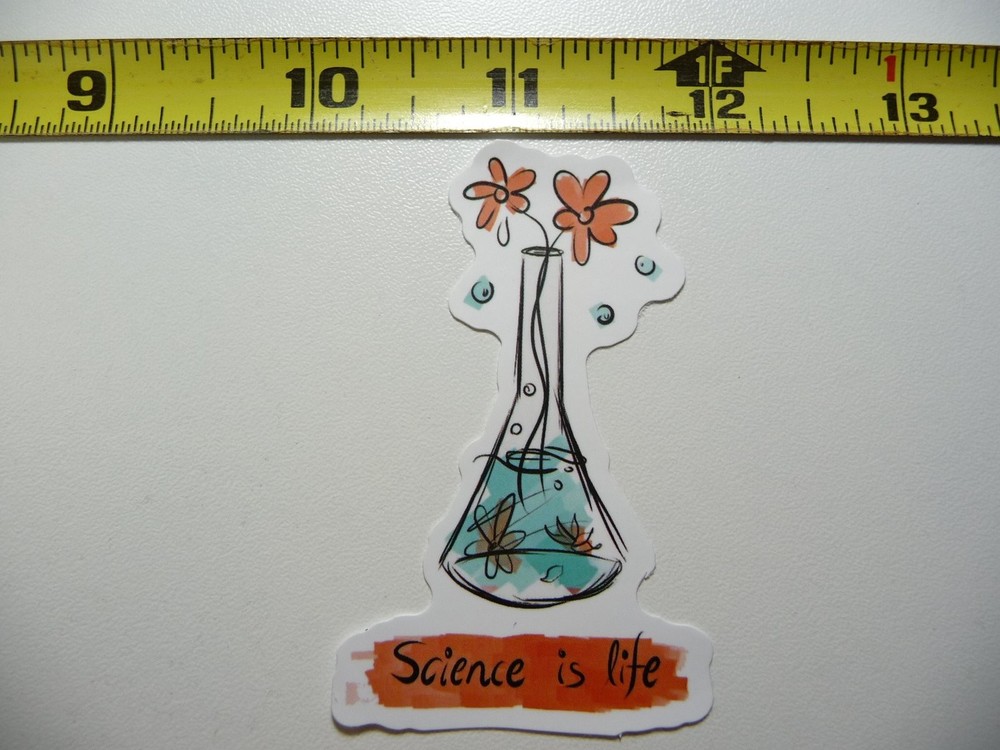 Beaker Science Life Decal Sticker for School College Teachers