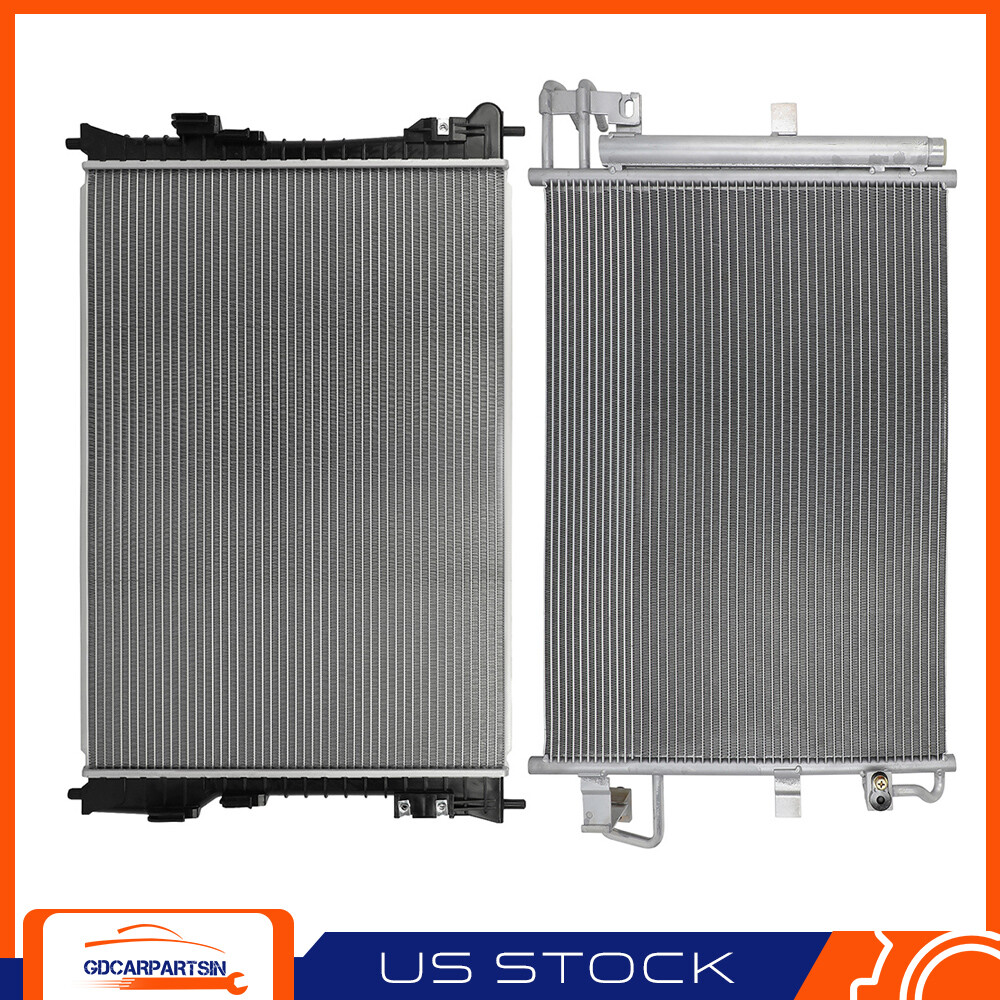 2011 Ford Explorer Aluminum Radiator & A/C Condenser Cooling Assembly