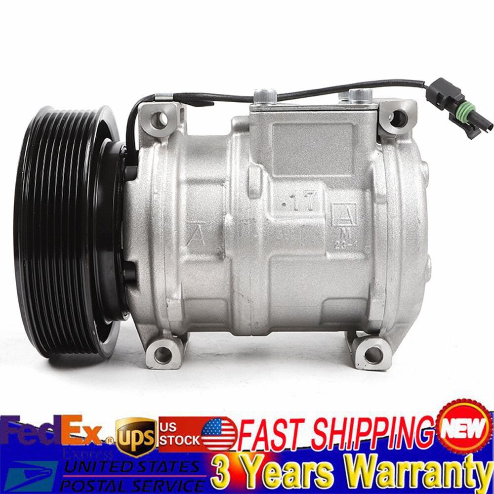 AC Compressor w/ A/C Clutch For John Deere Tractor 5085, 5095, 5105 OEM RE46609