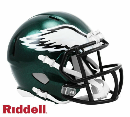 Philadelphia Eagles Speed Riddell Football Mini Helmet New in box
