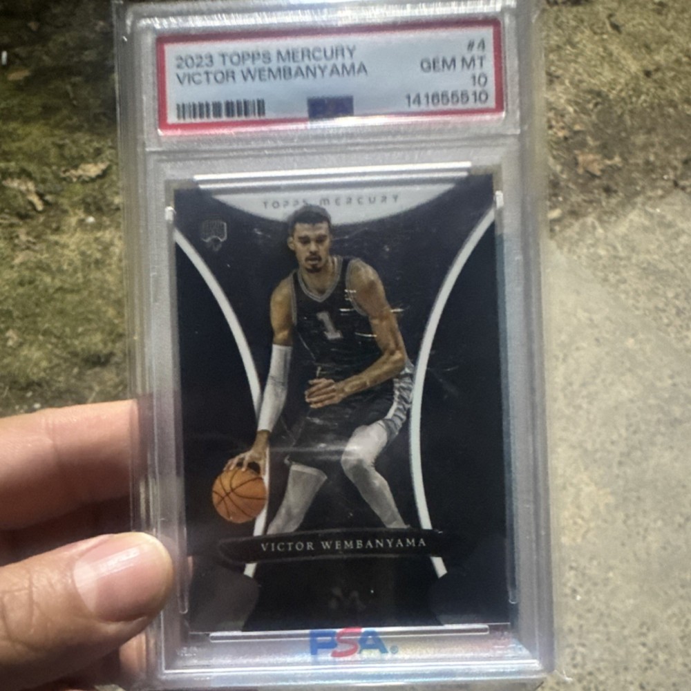 2023-24 Topps Mercury Victor Wembanyama #4 Rookie PSA 10 Basketball Card