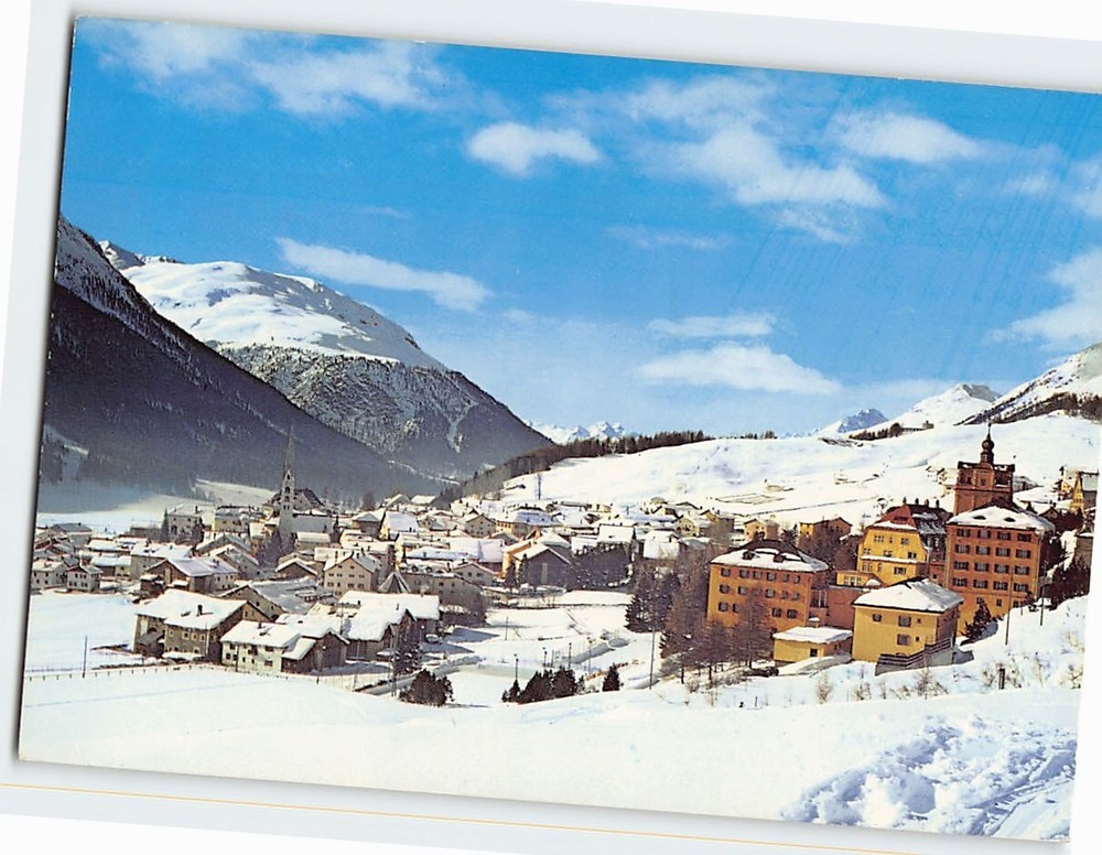 Postcard Engadin Zuoz Switzerland