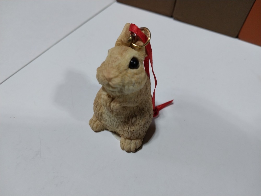 Stone Critters Littles Rabbit Figurine Ornament