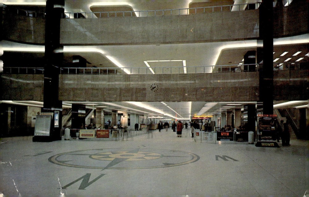 1950s Greater Pittsburgh Airport Pittsburgh PA Mid Century Modern Postcard