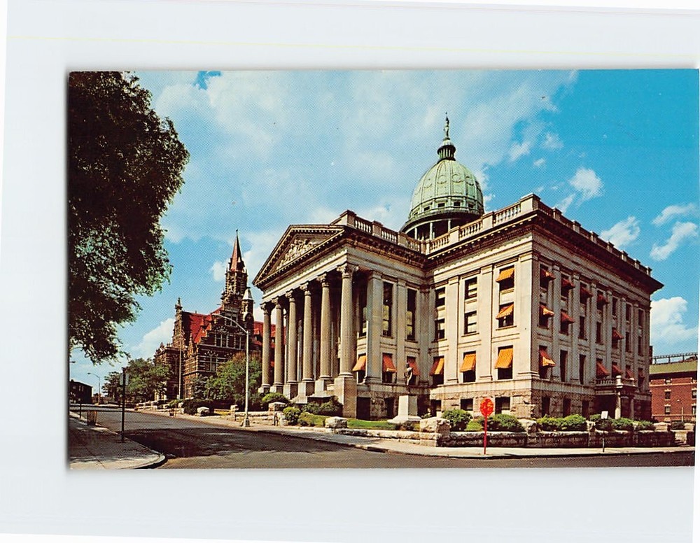 Postcard Passaic County Courthouse Paterson NJ USA