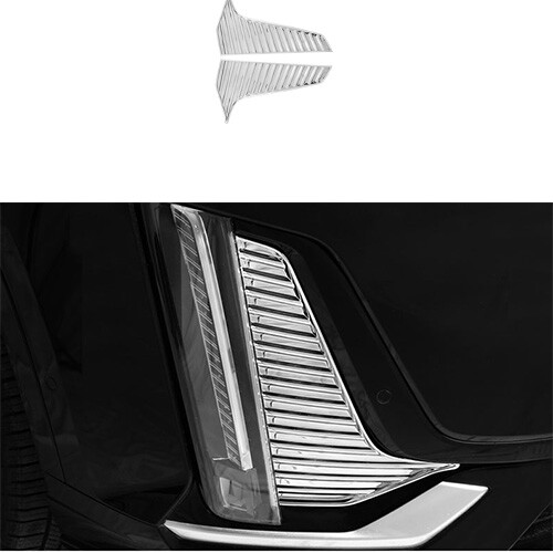 Chrome ABS Fog Lamp Trim for Cadillac XT6 2019-2020 Model