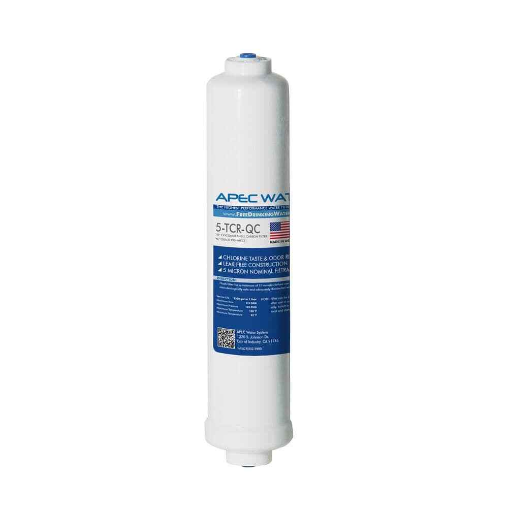 Ultimate 10 in. Inline Carbon Filter 1/4 in. Quick Connect