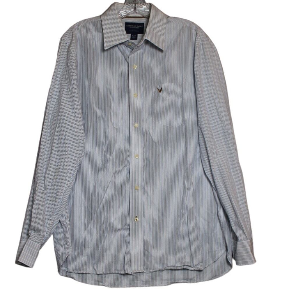 American Eagle Outfitters Men’s Button Down Shirt Size XL Striped