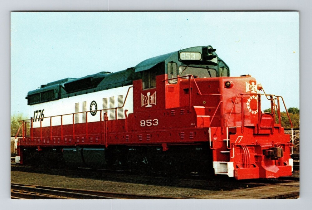 Bessemer & Lake Erie Railroad Train, Transportation, Vintage Postcard