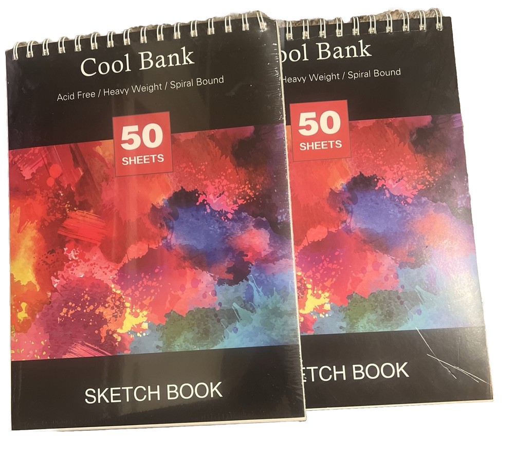 Cool Bank Acid Free Heavy Weight Spiral Bound 50 sheets NEW (2)-image
