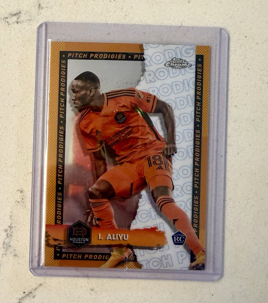 Topps Chrome MLS 2024 Pitch Prodigies Rookie Insert Ibrahim Aliyu #17
