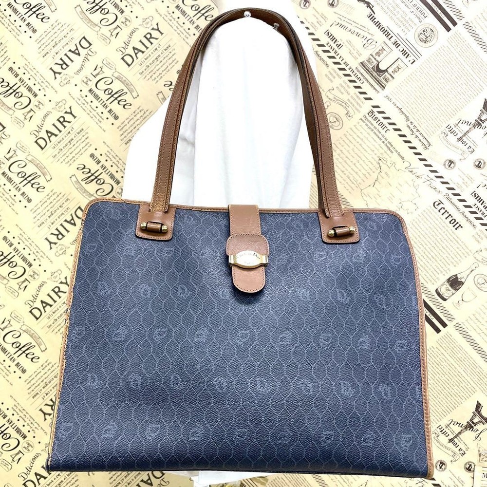 Dior Honeycomb Tote Shoulder Bag Business Style Fu222 New