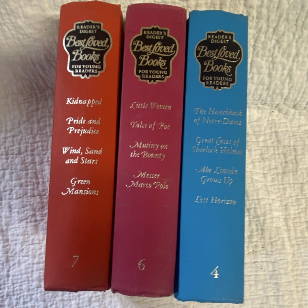 Reader's Digest Best-Loved Books Young Readers HC Lot 3 Vols 4 6 7