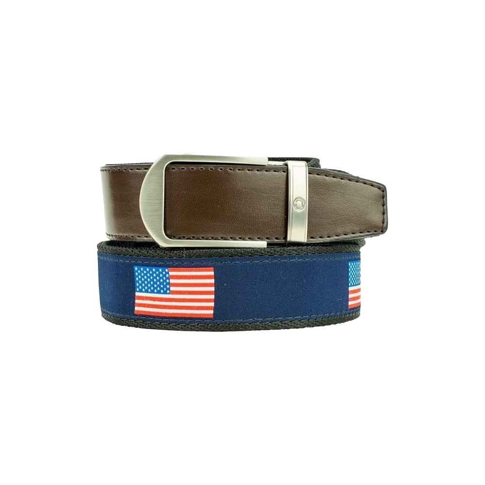 Men's Belt, Ratchet Hampton USA Casual Nylon Golf Belt for Men with Adjustabl...