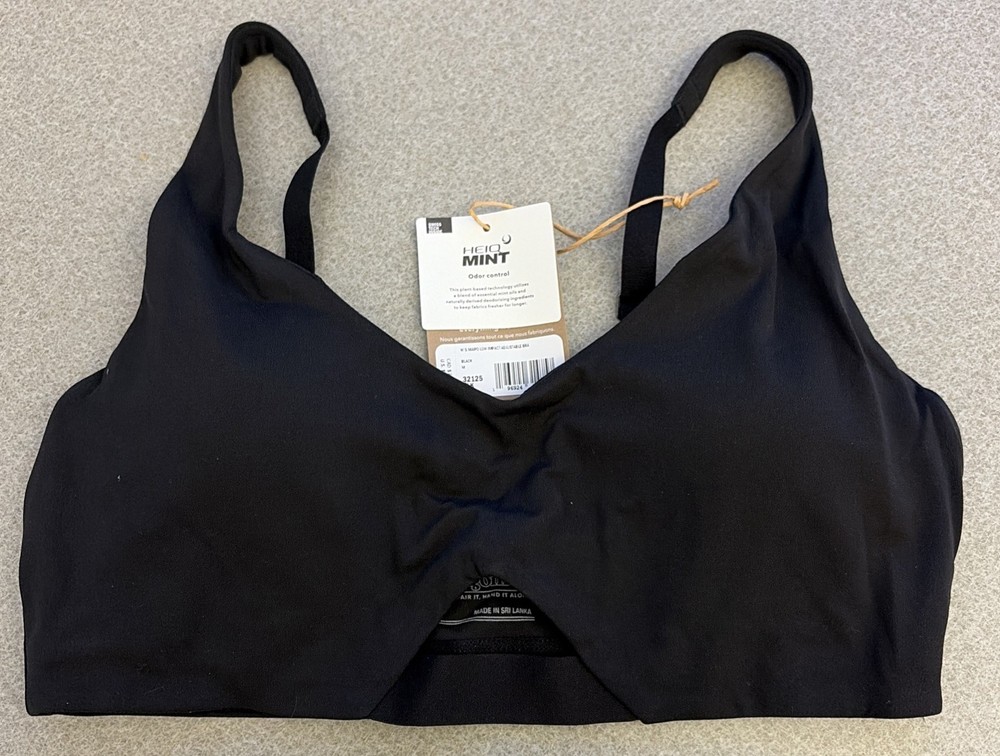 Patagonia Maipo Low-Impact Adjustable Bra. Black Medium. NWT.